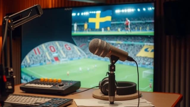 Svensk kommentator fotboll som gör matcherna bättre